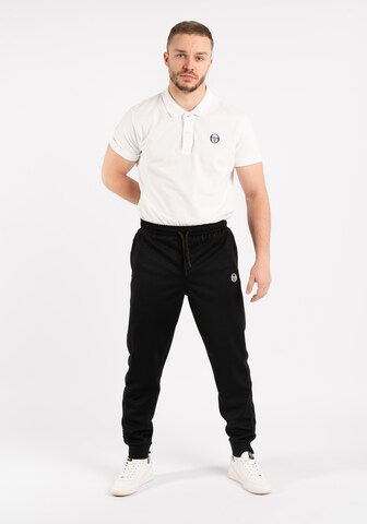 Sergio Tacchini Tapered Workout Pants in Black