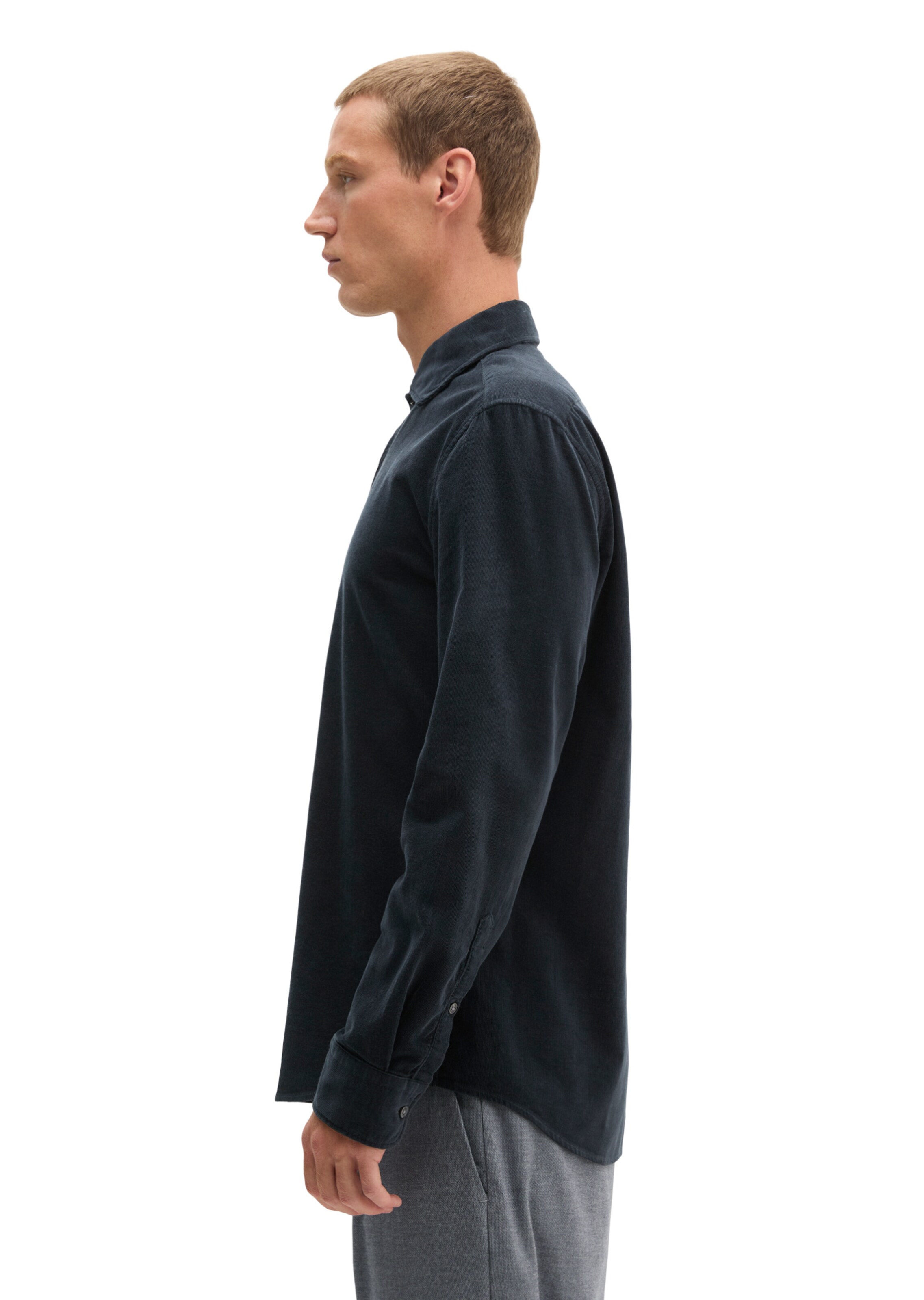 Marc O'Polo Regular fit Button Up Shirt in Blue: side
