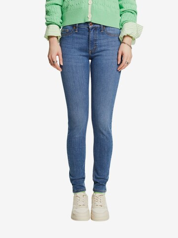 ESPRIT Skinny Jeans in Blauw: voorkant