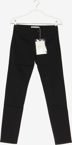 Acne Studios Skinny-Jeans 25-26 in Schwarz: predná strana