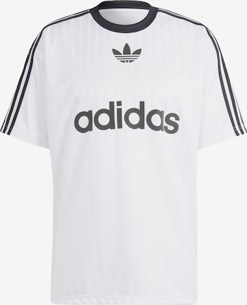 ADIDAS ORIGINALS Shirt 'Adicolor' in Wit: voorkant