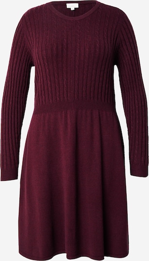 Megzta suknelė 'CARFIA' iš ONLY Carmakoma, spalva – vyno raudona spalva, Prekių apžvalga