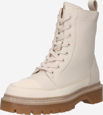 TT. BAGATT Lace-Up Ankle Boots 'Big' in Beige: front