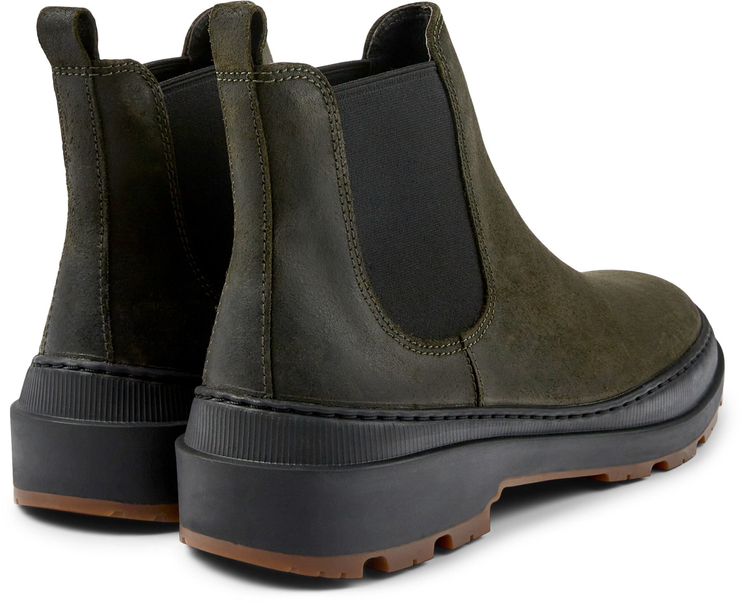 CAMPER Kozaki 'Brutus Trek' w kolorze zielony