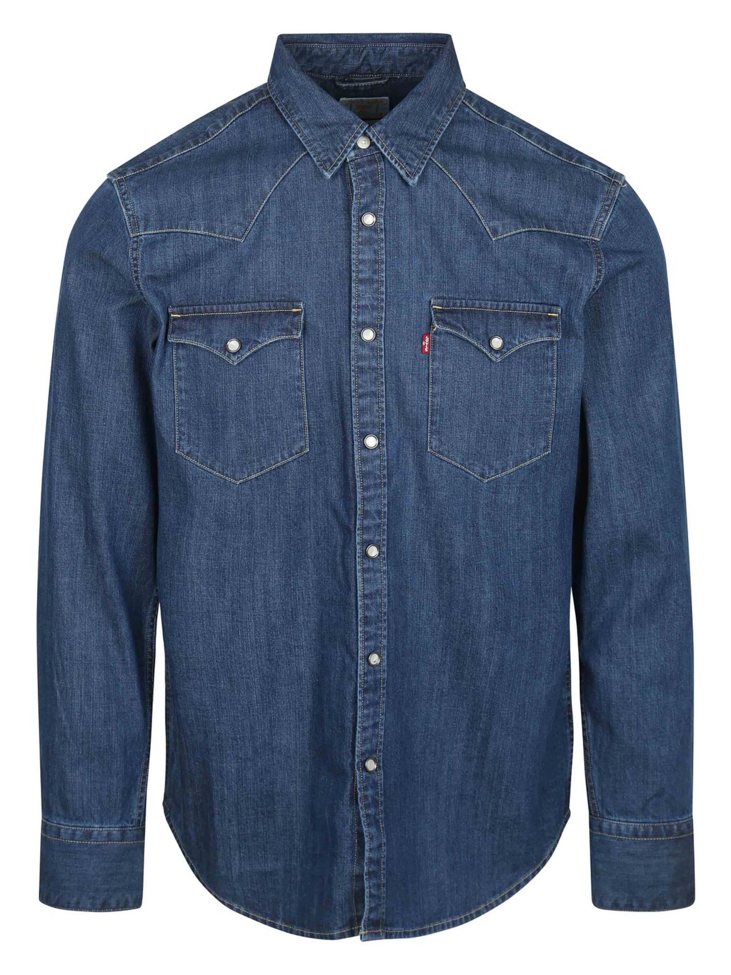 LEVI'S ® Regular Fit Hemd 'Barstow Western'‌‌ in Blau: Vorderseite
