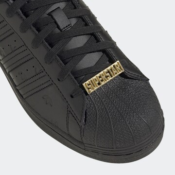 ADIDAS ORIGINALS Σνίκερ χαμηλό 'Superstar' σε μαύρο