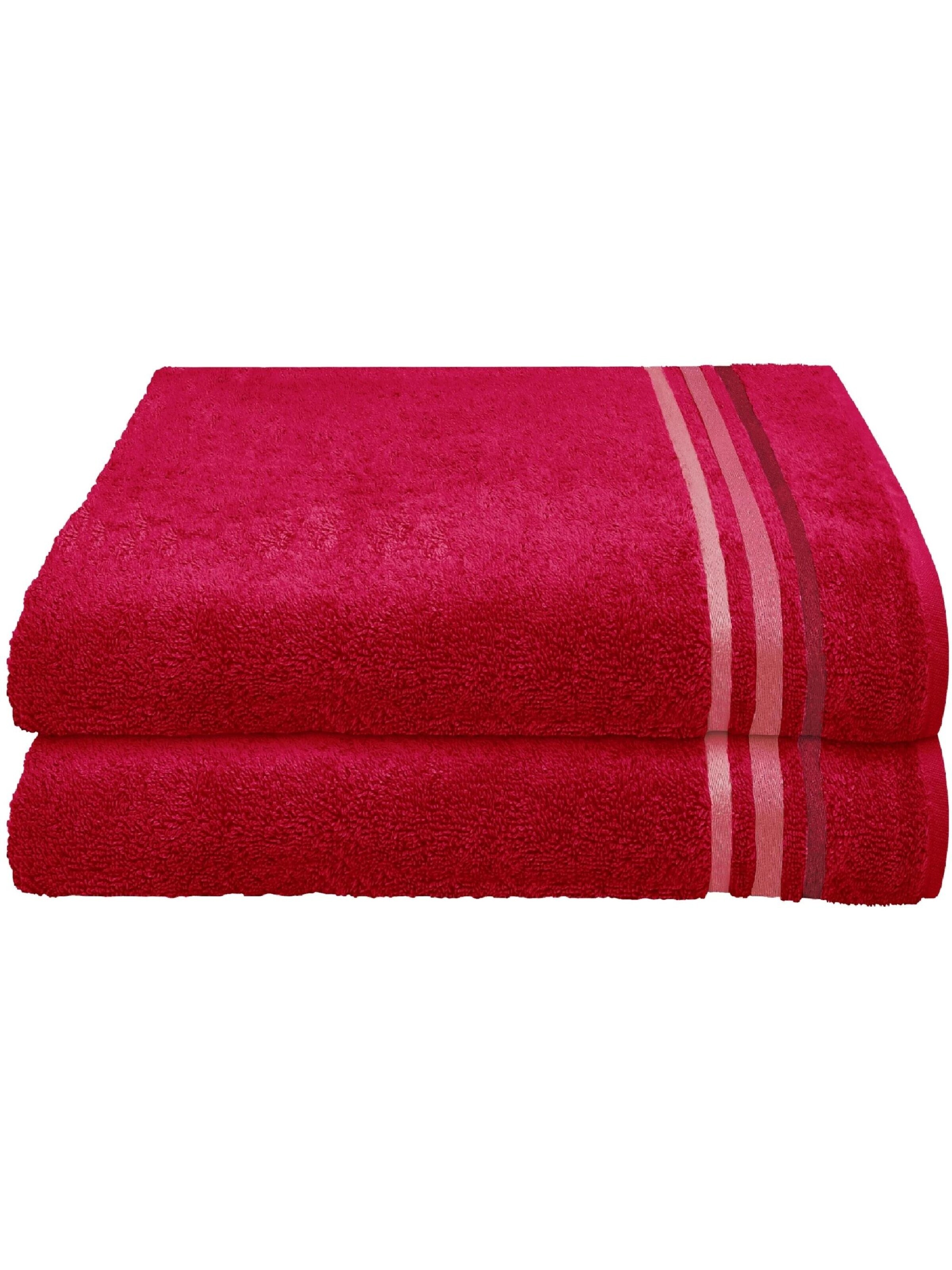 SCHIESSER Towel 'Skyline Color' in Red: front