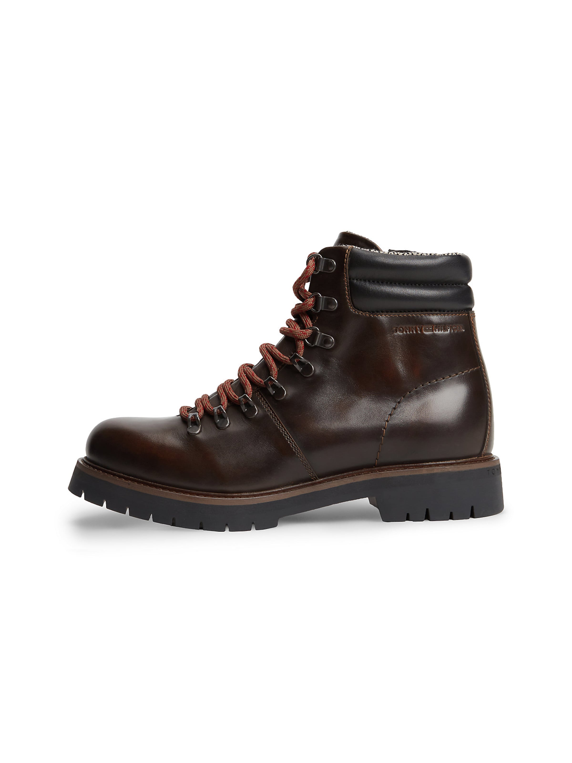 TOMMY HILFIGER Schnürboots in Braun: Vorderseite