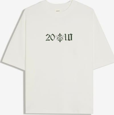 Bershka Paita 'STREET DEPORT' koossa XS värissä kuusi / valkoinen, Tuotenäkymä