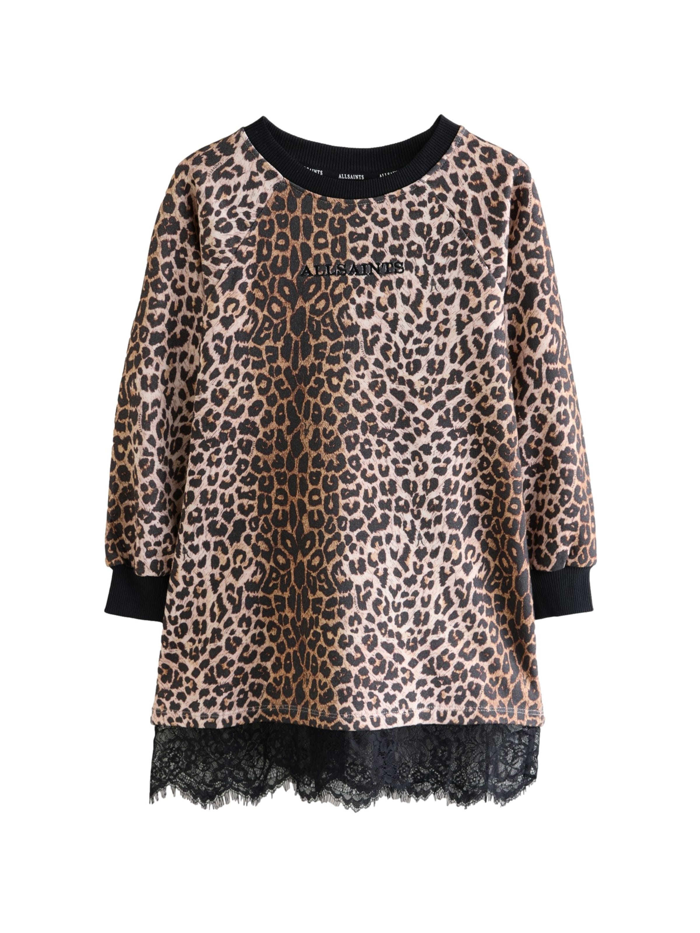 brūns smALLSAINTS Kleita 'Lee Lace': no priekšpuses