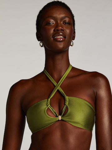 Hunkemöller Triangle Bikini top in Green