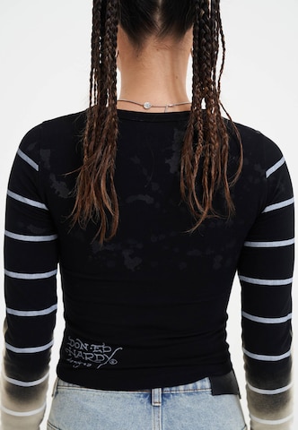 Ed Hardy T-Shirt 'Spectrum Skull' in Schwarz