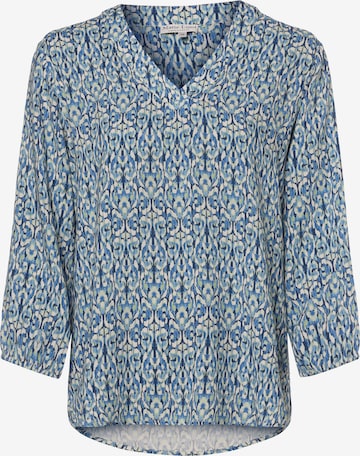 Marie Lund Blouse in Blauw: voorkant