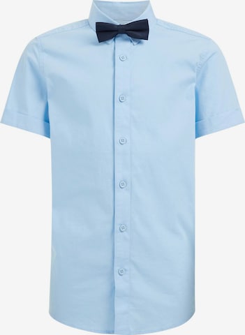 WE Fashion Button up shirt in Blue: front