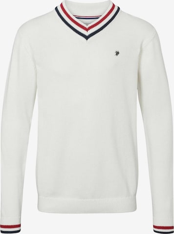U.S. POLO ASSN. Neulepaita ' Edmond ' värissä valkoinen: etupuoli
