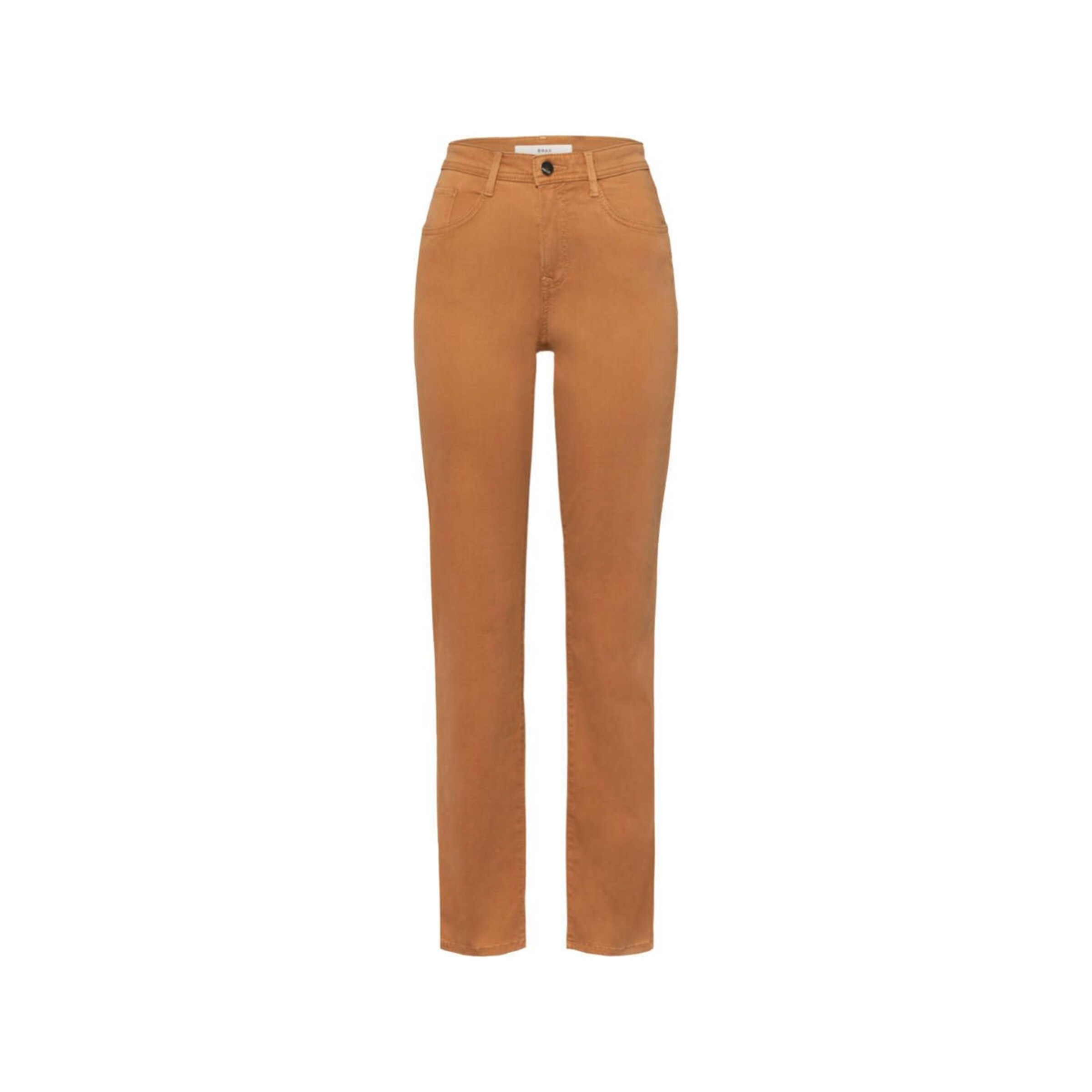 BRAX Regularen Hlače 'Carola' | rjava barva: sprednja stran