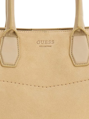 bēšs GUESS Rokassomiņa 'Guess Sac Bandoulière Yulia Small Satchel Sand'