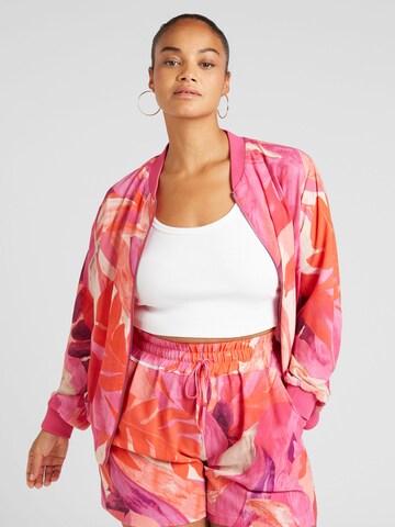 ONLY Carmakoma Between-season jacket 'CARLUX' in Orange: front