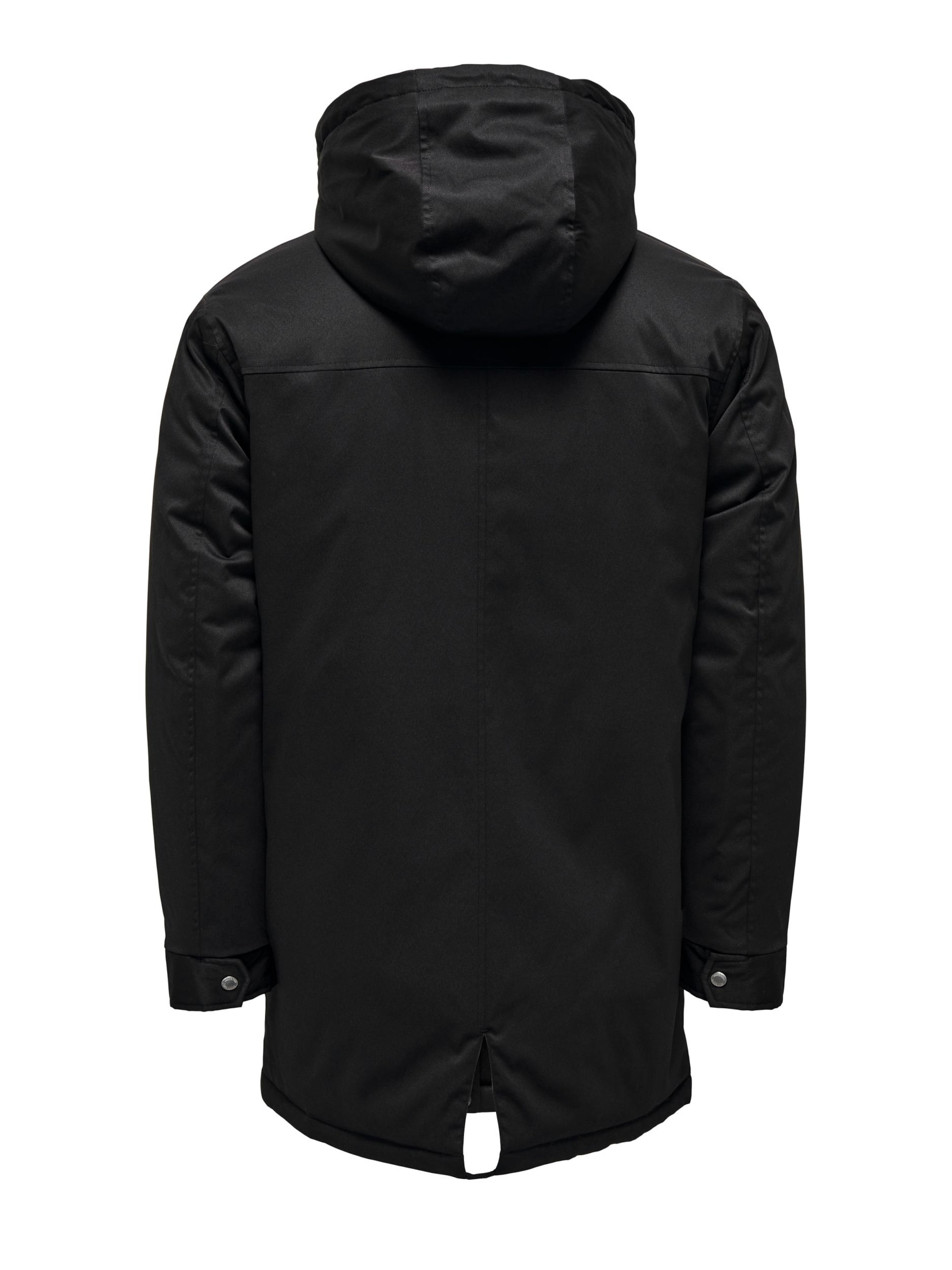 Only & Sons Winter Parka 'Alexander' in Black
