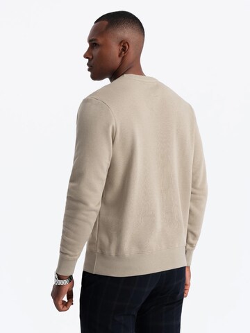 Ombre Sweatshirt 'OM-SSNZ-0134' in Beige