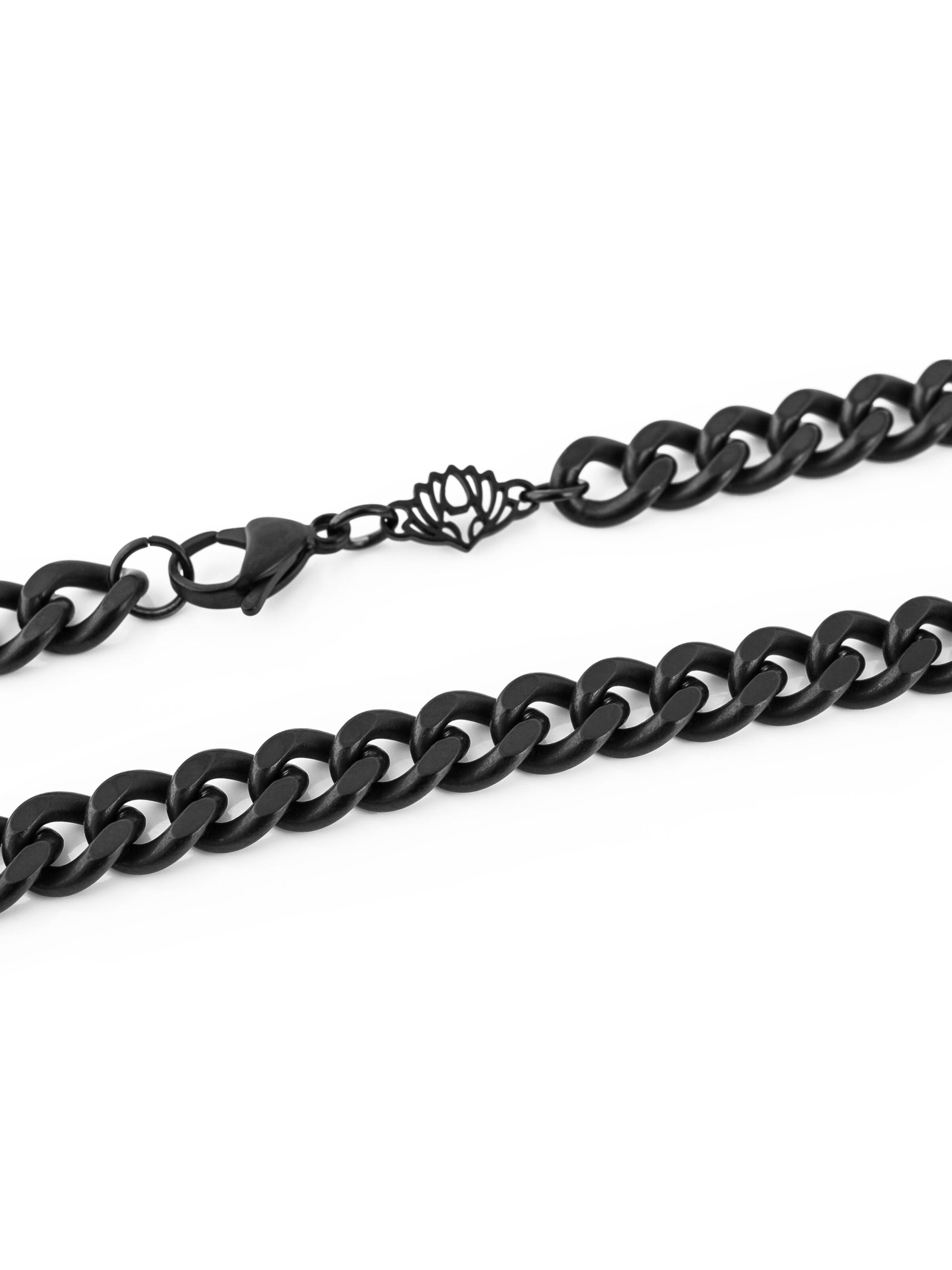 Akitsune Necklace 'Fibra' in Black