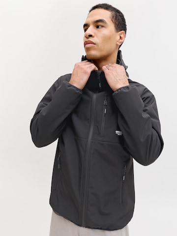 JACK & JONES Φθινοπωρινό και ανοιξιάτικο μπουφάν 'JWHTHEO' σε μαύρο