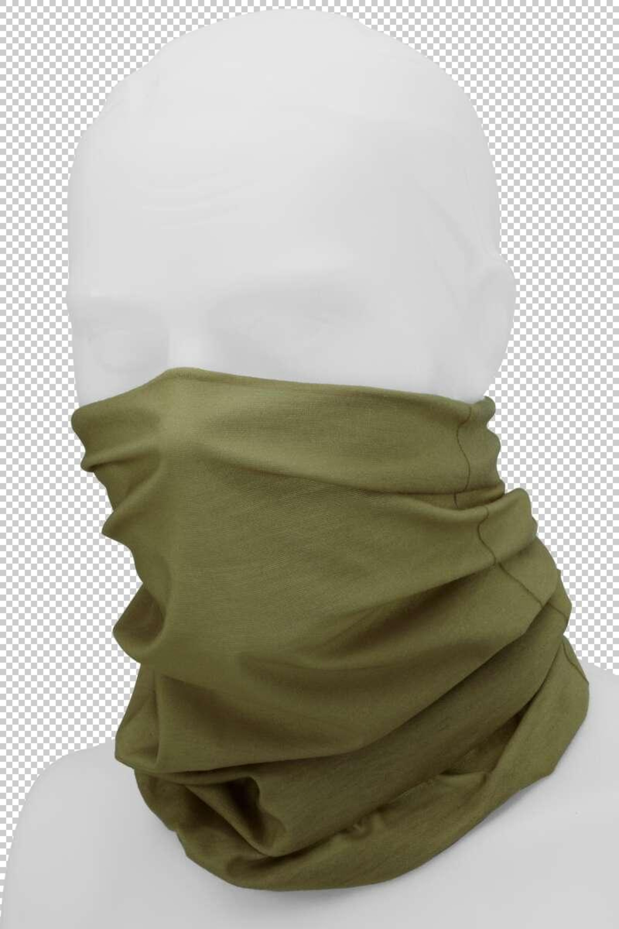 Scaldacollo di Brandit in verde: frontale