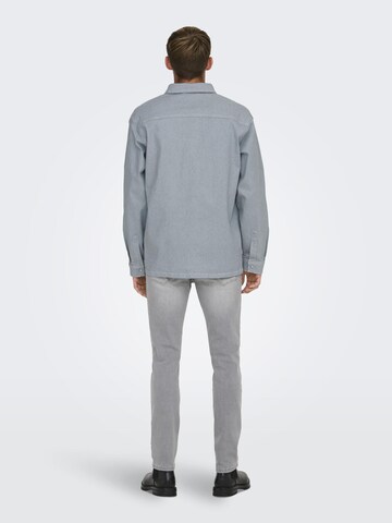 Only & Sons - Ajuste regular Camisa 'DAGO' en gris