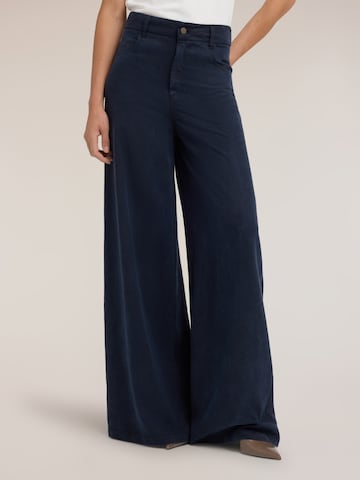 Wide Leg Pantalon MOTIVI en bleu