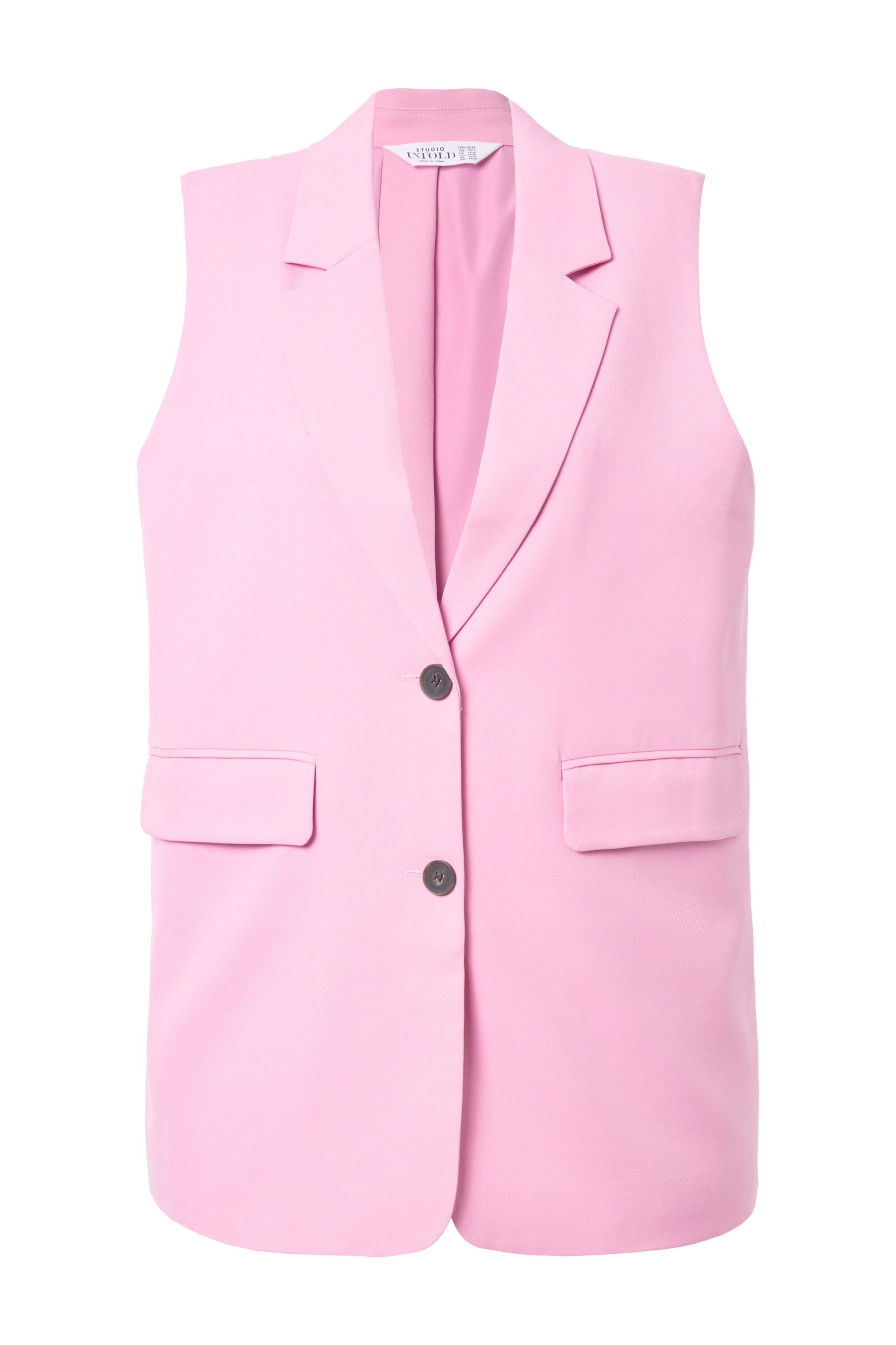 Studio Untold Bodywarmer in Roze: voorkant