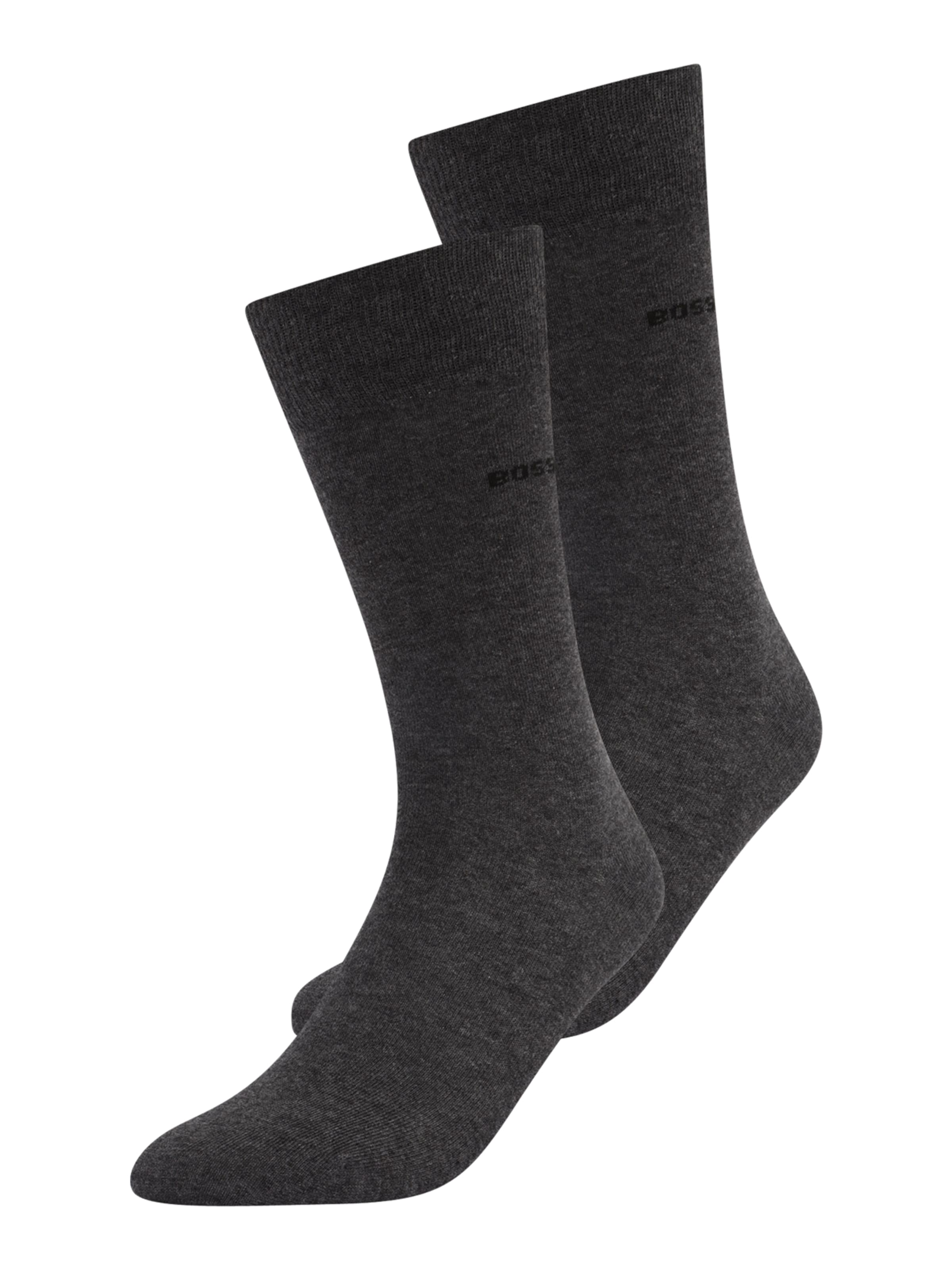 Chaussettes BOSS en gris : devant
