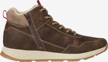 s.Oliver High-Top Sneakers in Brown