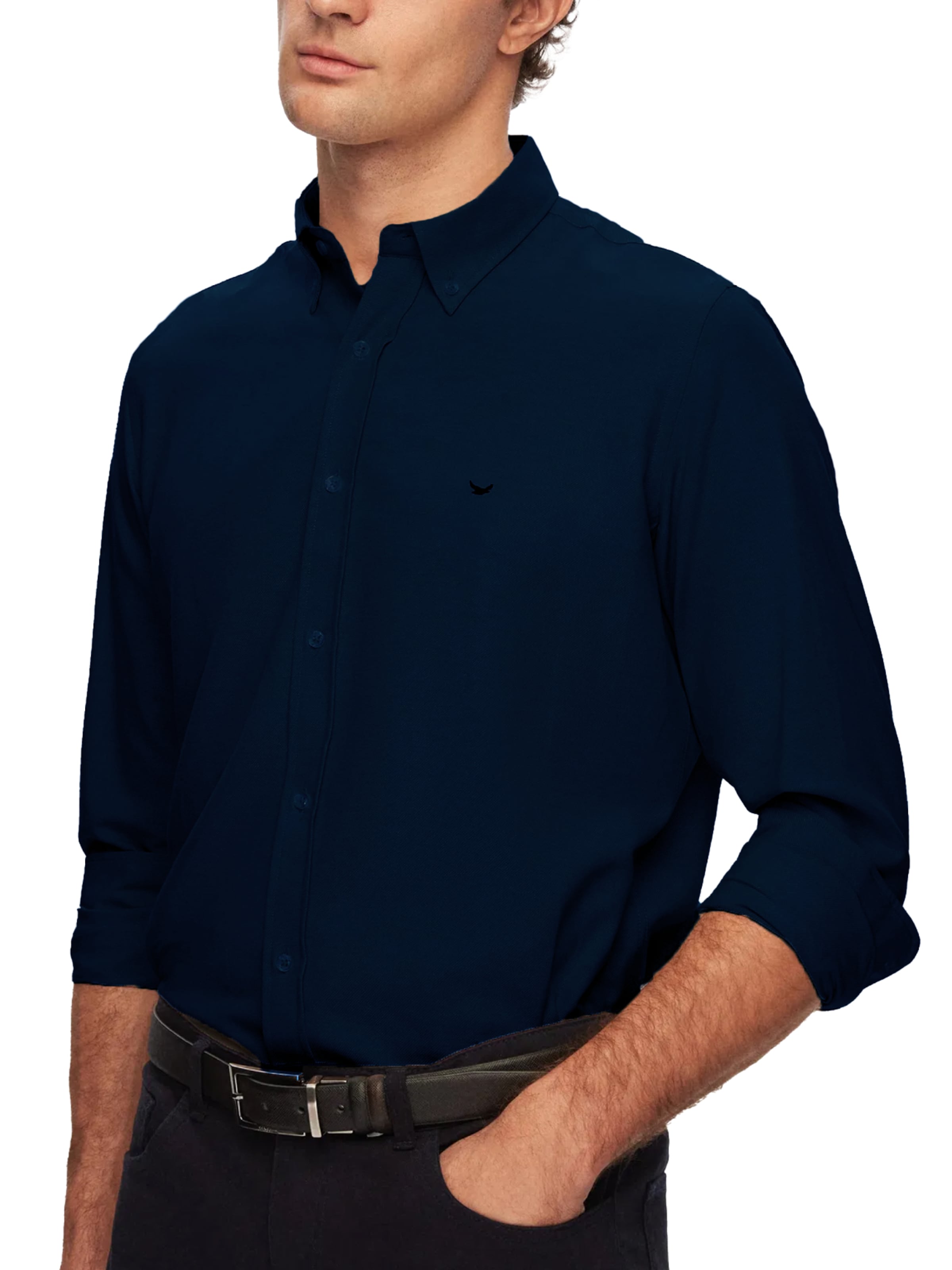 D’S Damat Regular fit Button Up Shirt in Blue