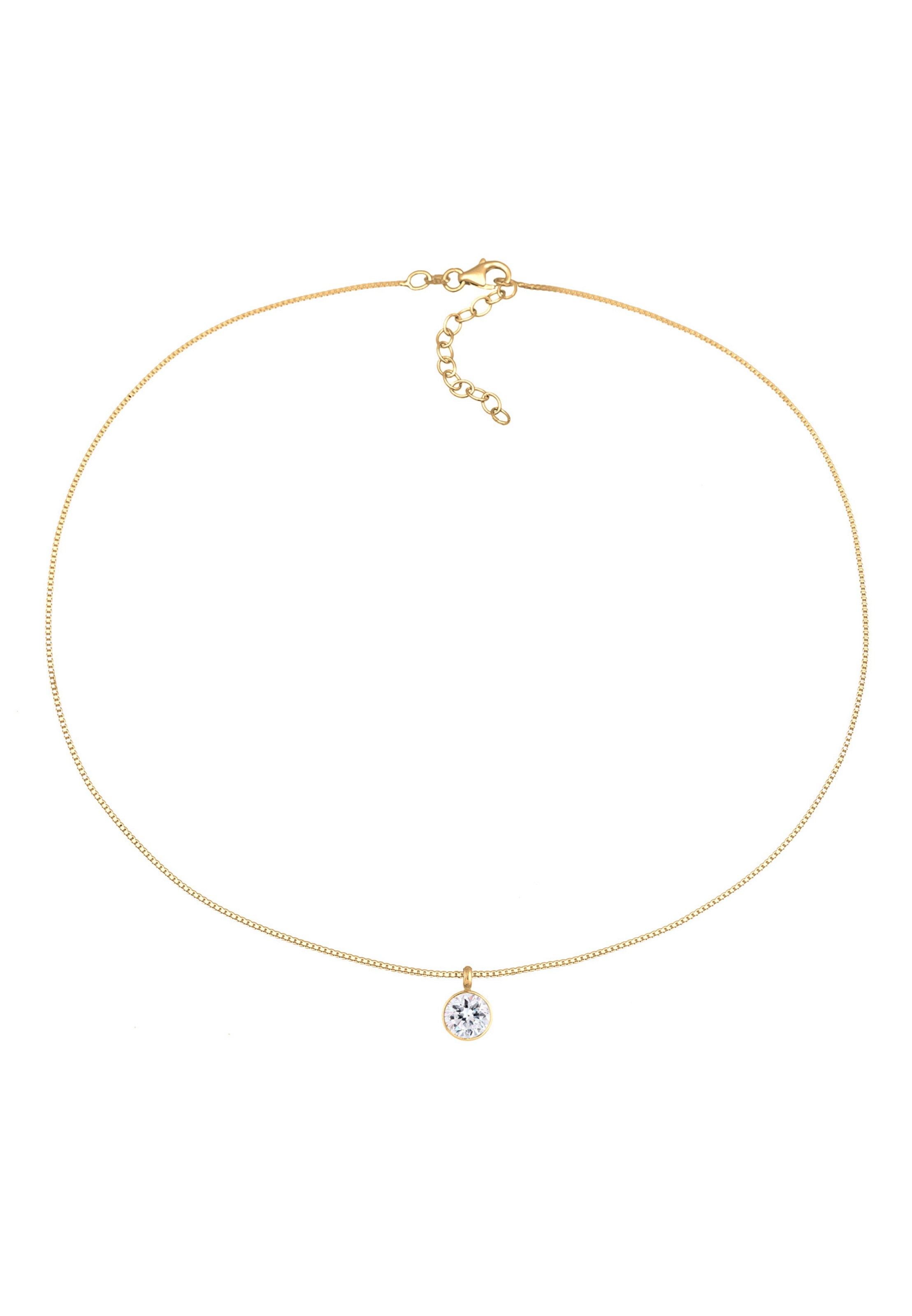 Chaîne ELLI en or : devant