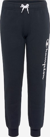 Pantaloni de la Champion Authentic Athletic Apparel pe albastru: față