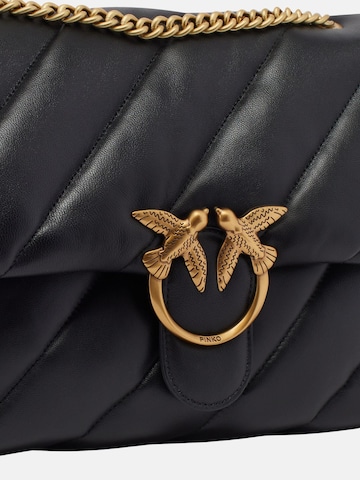 PINKO Schoudertas 'PINKO LOVE PUFF BIG CL SHEEP NAPPA BORSA' in Zwart