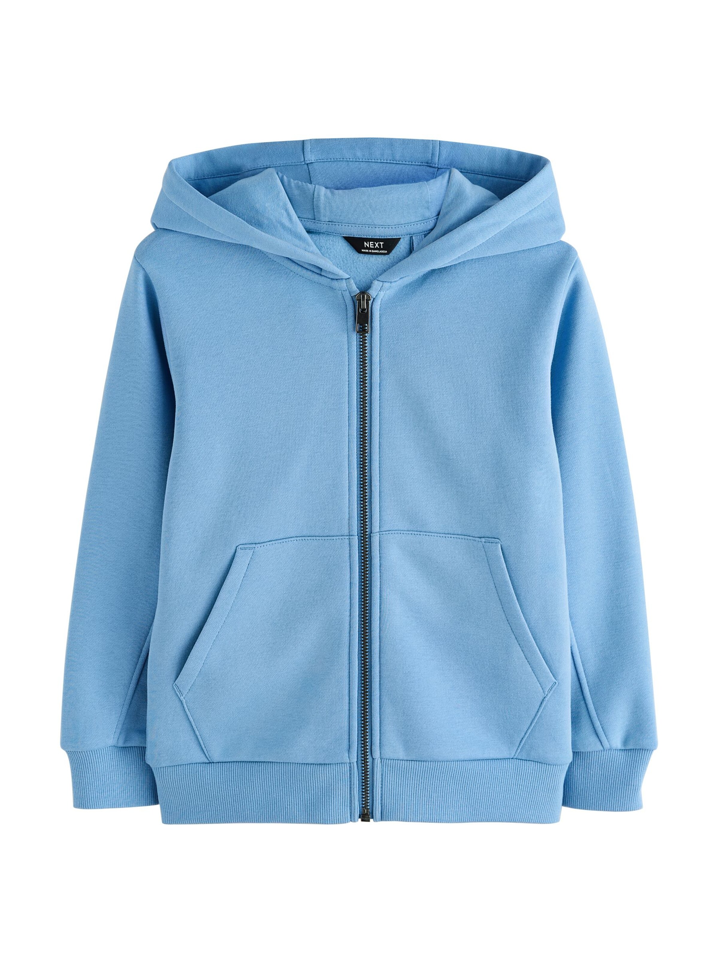 Next Кофта на молнии в Синий: спереди