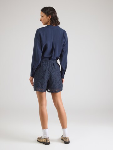 VERO MODA Loose fit Pants 'VMLUNU' in Blue