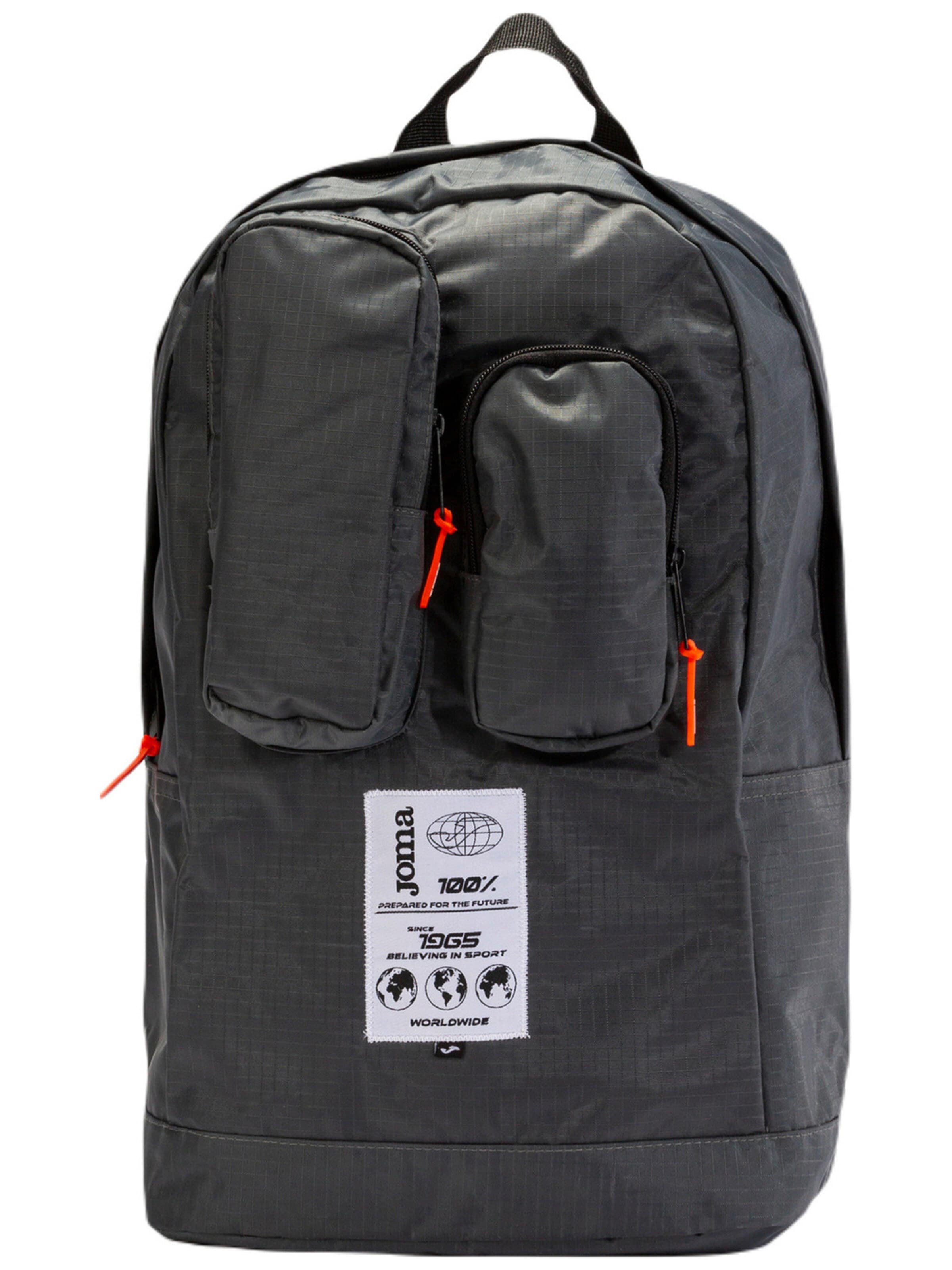 JOMA - Mochila 'Joma Worldwide' en gris: frente