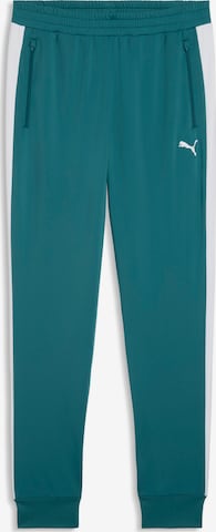 PUMA Tapered Sporthose in Grün: Vorderseite