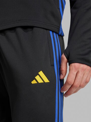 ADIDAS PERFORMANCE Слим фит Спортен панталон 'Tiro 25 Essentials' в черно