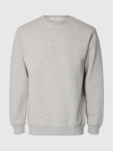 SELECTED Sweatshirt 'SLHHankie' in Grijs: voorkant