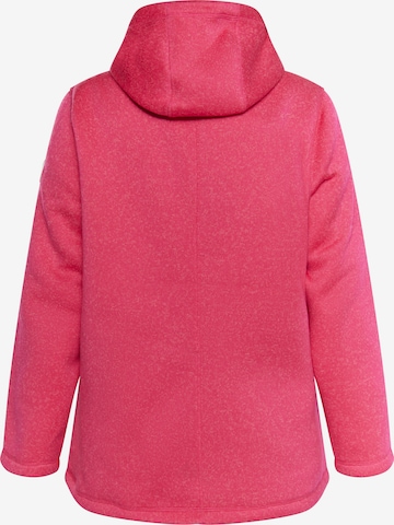 Schmuddelwedda Fleece jas in Roze