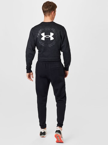 UNDER ARMOUR Tapered Workout Pants 'Essential' in Black