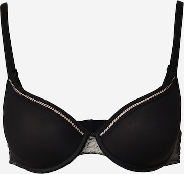 PASSIONATA T-shirt Bra in Black: front