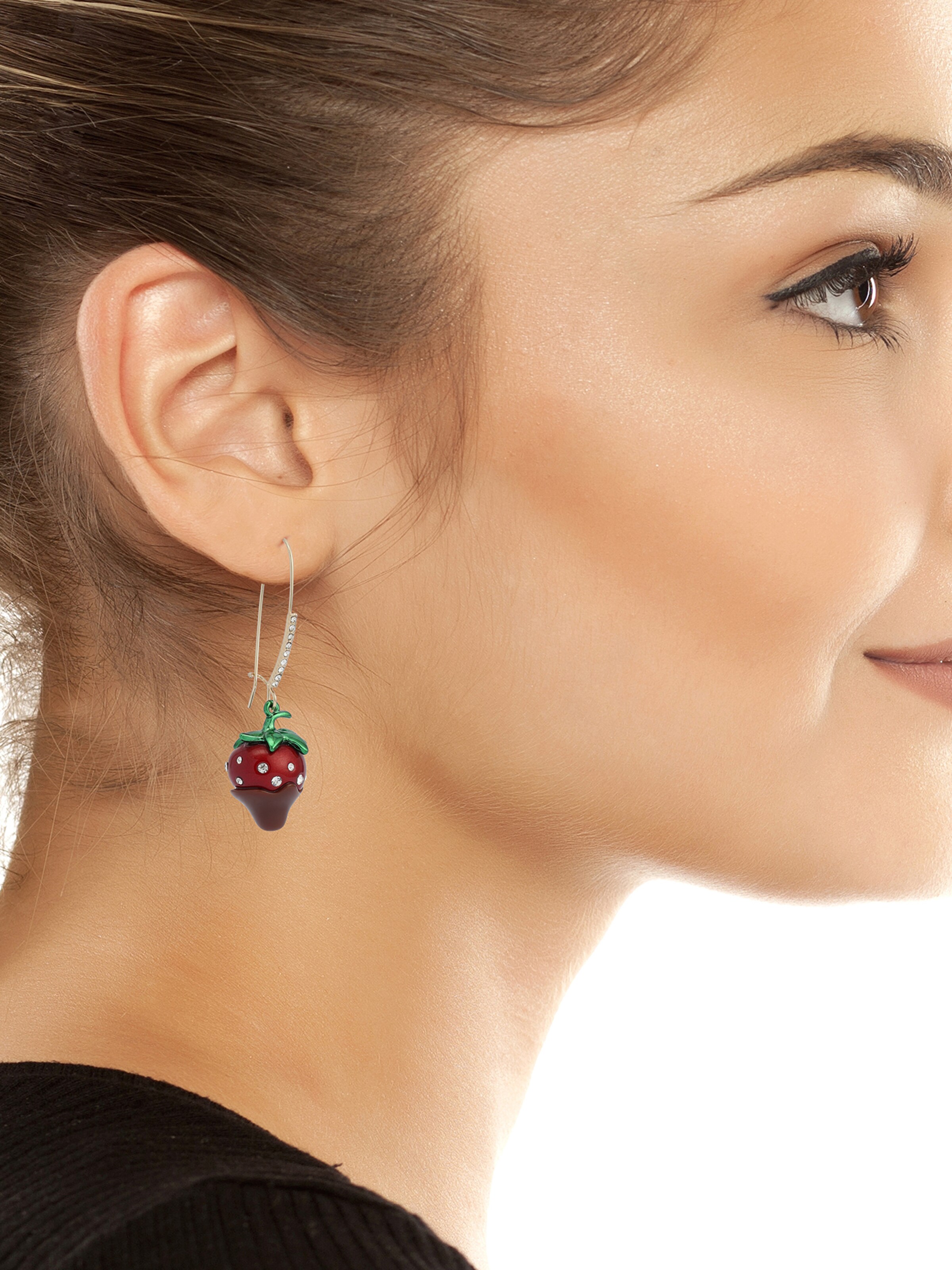 Boucles d'oreilles 'Love Spell' Betsey Johnson en rouge