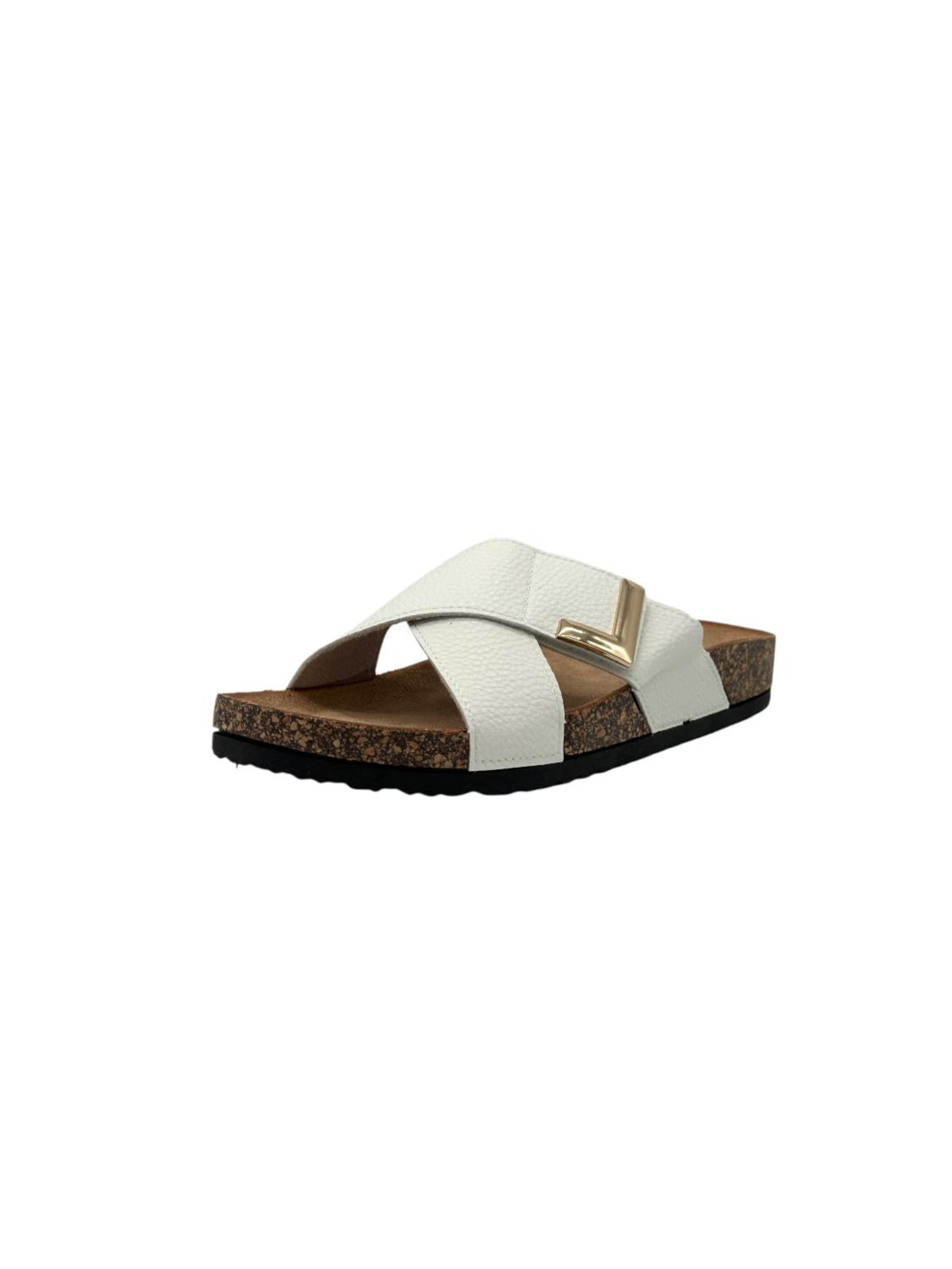 Nowaland Mules in White: front