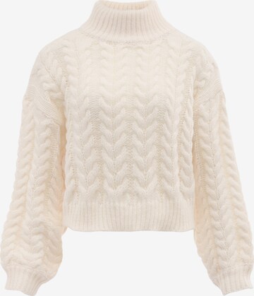 Sookie Sweater in White: front