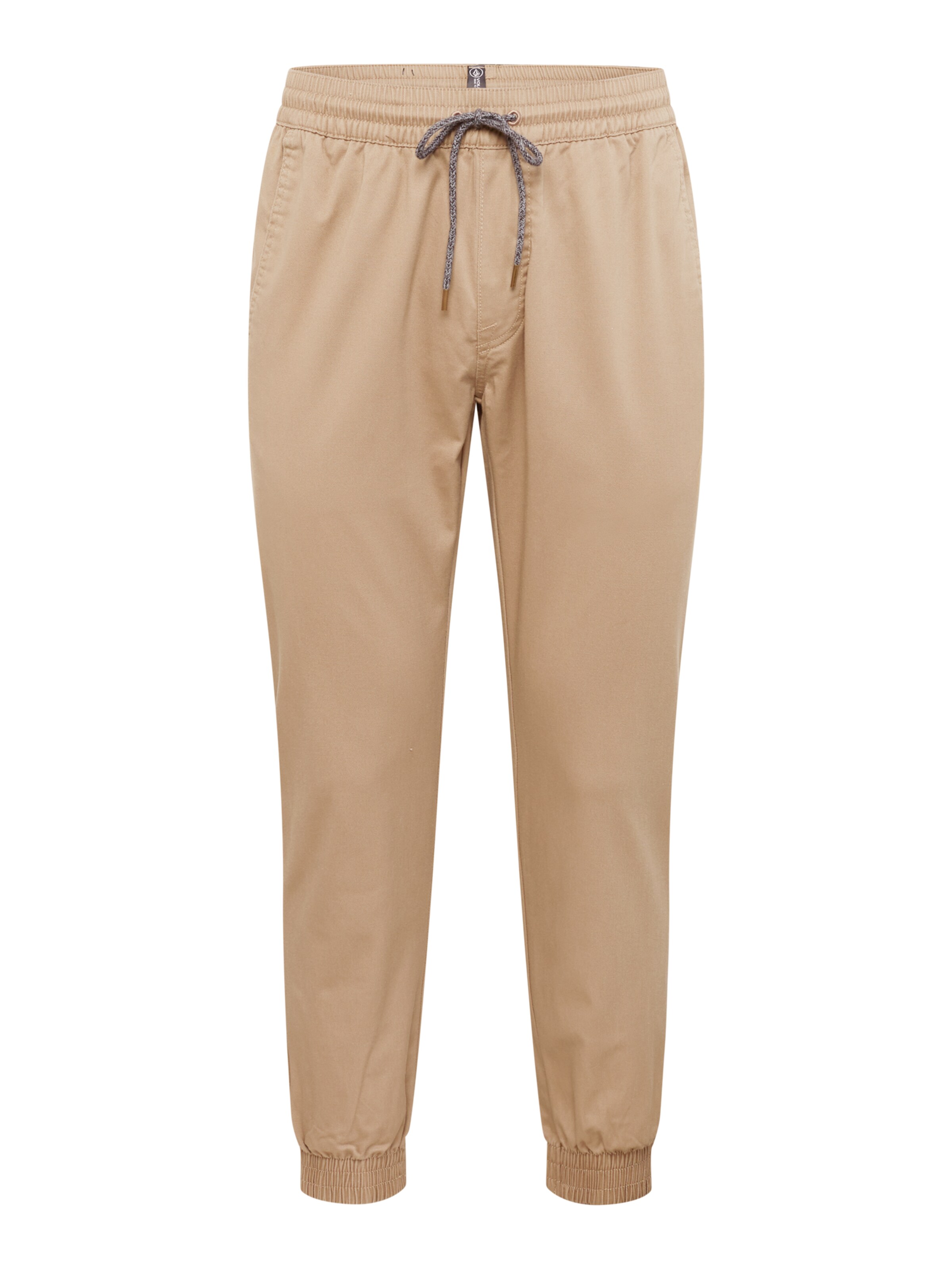 Volcom Alt kitsenev Püksid 'Frickin', värv beež: eest vaates