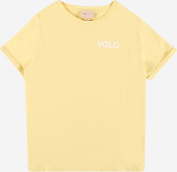 dzeltens KIDS ONLY T-Krekls 'Naomi': no priekšpuses